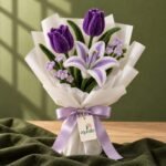 Amethyst Dream purple handmade flower bouquet