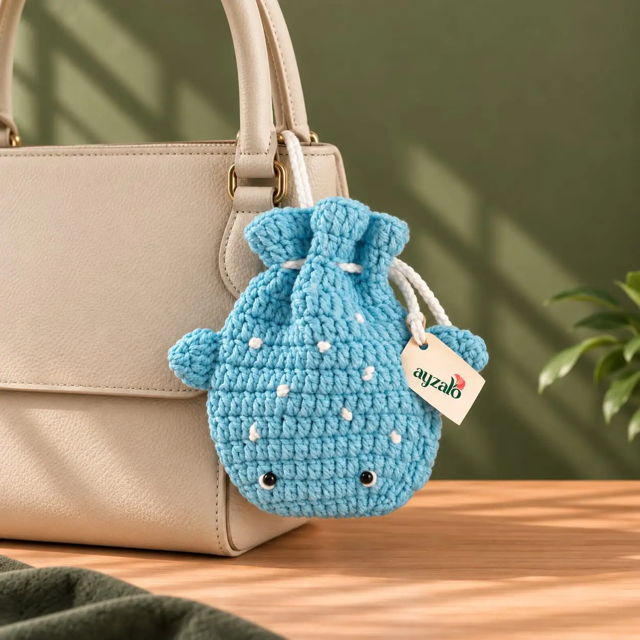 Ayzalo crochet pouch lifestyle photo