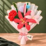 Handmade chenille pipe cleaner flower bouquet by Ayzalo