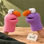 Play Pal handmade crochet hand puppet by Ayzalo