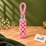 Crossstitch handmade crochet lip gloss holder by Ayzalo