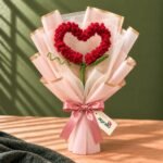 Eternal Heart handmade crochet bouquet by Ayzalo